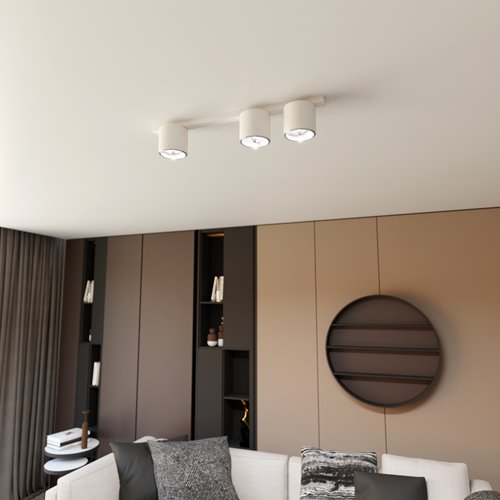 Lampa sufitowa NANO 3 WHITE minimalistyczna, listwa, biały