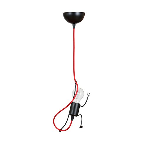 Lampa wisząca BOBI 1 BLACK dziecięca czarna