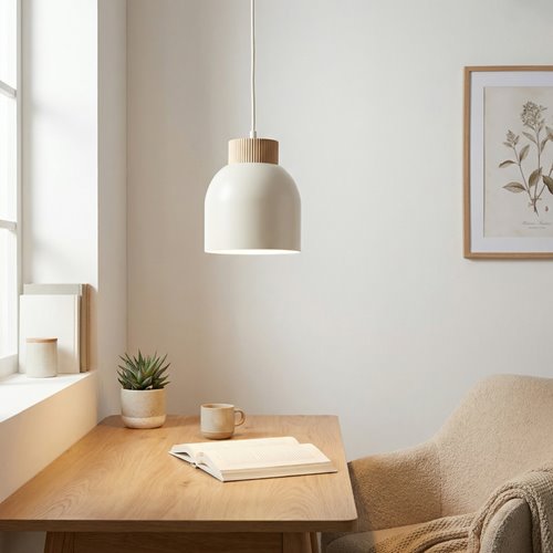 Lampa wisząca KRU 1 WHITE nowoczesna, biała, metal, pająk