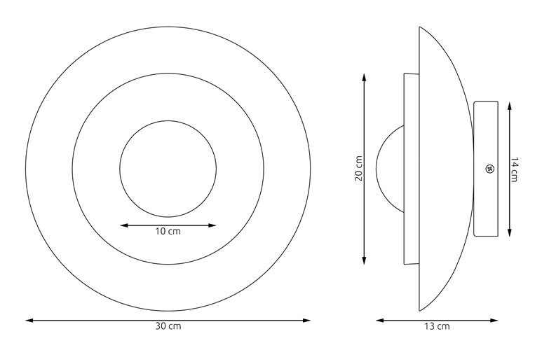 Kinkiet POPPI K1 WH BLACK nowoczesny, czarny, metal