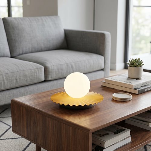 Lampka nocna UMBRA LN1 ORANGE metal, nowoczesna pomarańczowa