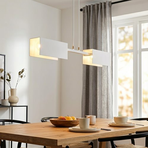 Lampa wisząca TOLOS 2 WHITE oryginalna, loft, biała
