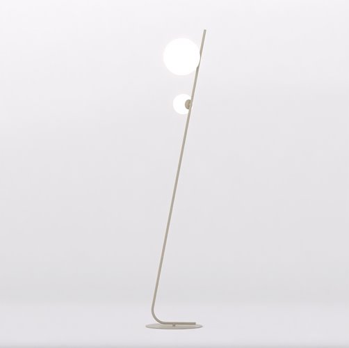 Lampa podłogowa TATU LP2 BL MOKKA nowoczesna, beżowa, metal