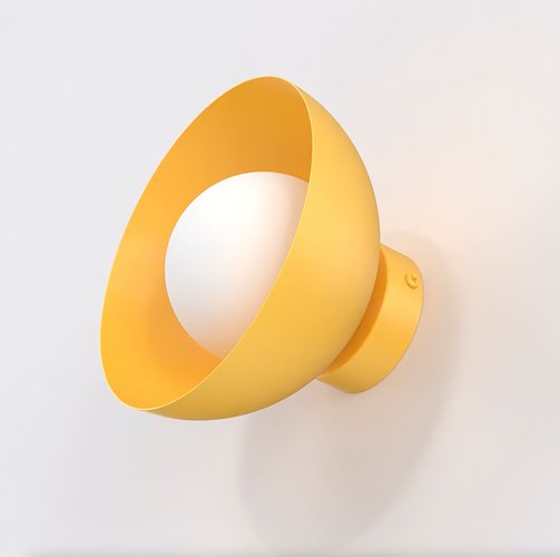 Kinkiet BIBI K1 ORANGE nowoczesny, pomarańczowy, metal