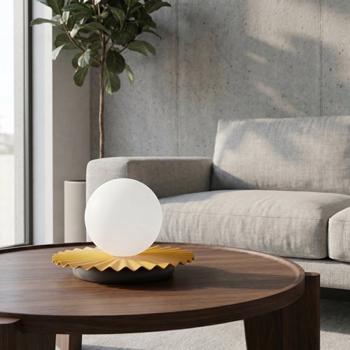 Lampka nocna UMBRA LN1 ORANGE metal, nowoczesna pomarańczowa