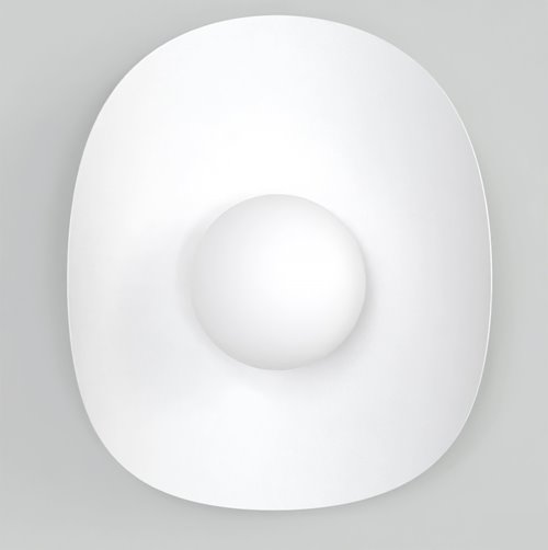 Kinkiet FIERO XL K1 WHITE nowoczesny, biały, metal