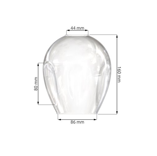 Klosz szklany ISTAR transparentny