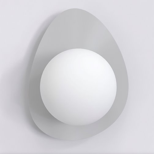 Kinkiet OVO K1 GRAY nowoczesny, szary, metal