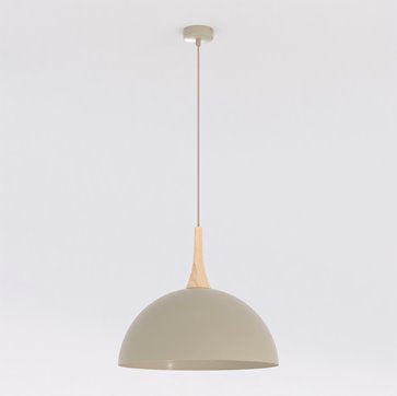 Lampa wisząca NAUTICA 1L MOKKA nowoczesna, beżowa, metal