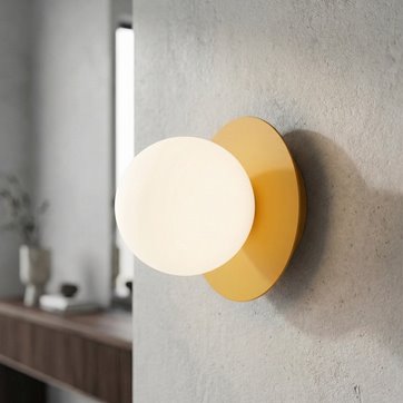 Kinkiet AMERICANA K1 ORANGE nowoczesny, pomarańczowy, metal