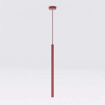 Lampa wisząca SELTER 1 BURGUNDY glamour, sople, burgundowa