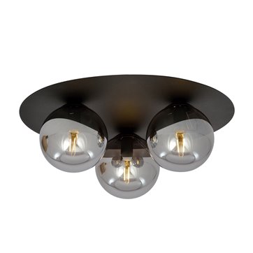 Lampa sufitowa SOLAR 3 BLACK/GRAFIT nowoczesna czarna/grafit