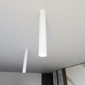 Lampa sufitowa TECNO 1L WHITE nowoczesna, spot, biała