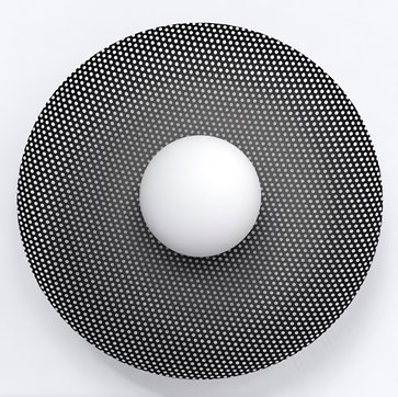 Kinkiet VIBEZ K1 BLACK nowoczesny, czarny, metal