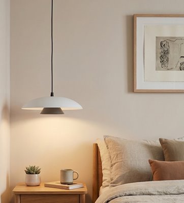 Lampa wisząca BABEL 1 WHITE BL nowoczesna, biała, metal