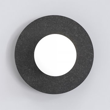 Kinkiet CALMA S K1 BLACK nowoczesny, klosz, filc, czarny