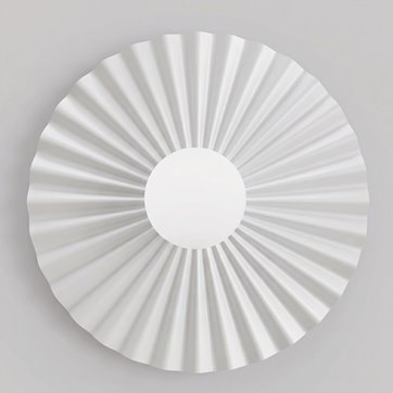 Kinkiet UMBRA L K1 WHITE OPAL nowoczesny, biały, metal, fala