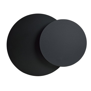 Kinkiet CIRCLE 1C BLACK nowoczesny, loft, metal, czarny