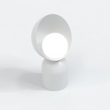 Lampka nocna BOTO LN1 GRAY metal, szara, nowoczesna