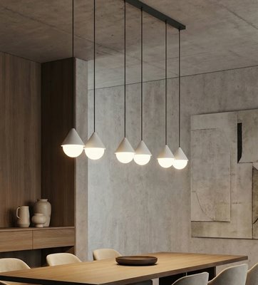 Lampa wisząca GIRO 6 PREM WHITE nowoczesna, biała, metal