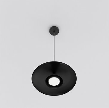 Lampa wisząca BABEL 1 BLACK nowoczesna, czarna, metal