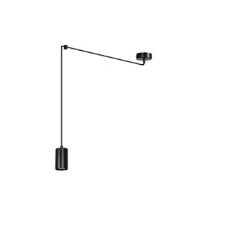 Lampa wisząca TRAKER 1 BL/BLACK nowoczesna, pająk, czarna