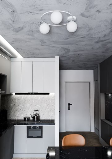 Lampa sufitowa SOPRA 3 WH OPAL plafon klosze kule, biała
