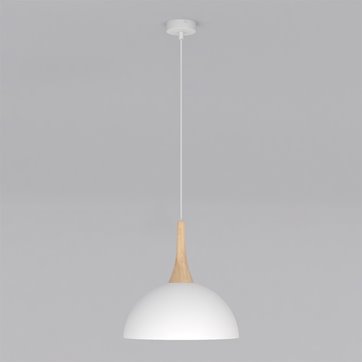 Lampa wisząca NAUTICA 1S WHITE nowoczesna, biała, metal