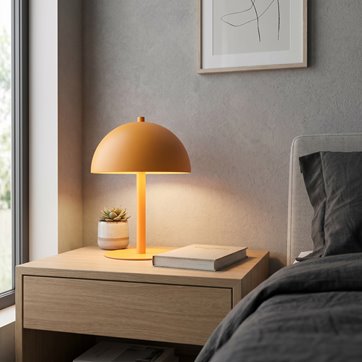 Lampka nocna MOGU LN2 OR ORANGE metal, pomarańczowa, loft
