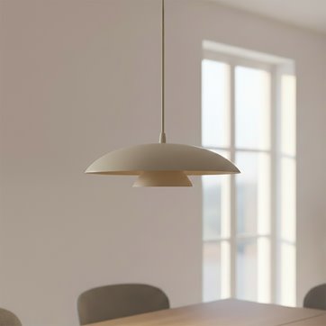 Lampa wisząca BABEL 1 MOKKA nowoczesna, beżowa, metal