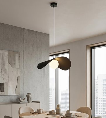 Lampa wisząca RITUAL 1L BLACK nowoczesna, czarna, metal