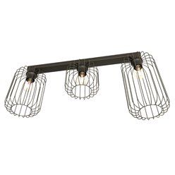 Lampa sufitowa BARN 3 BL loft nowoczesna plafon czarna