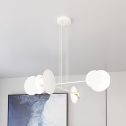 Lampa wisząca IDEA 4 WHITE minimalistyczna regulowana biała