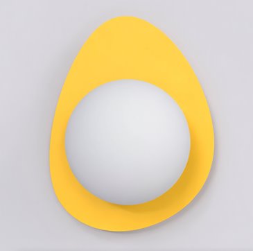 Kinkiet OVO K1 ORANGE nowoczesny, pomarańczowy, metal