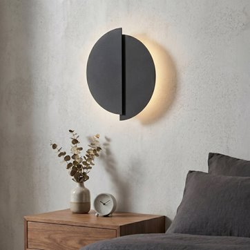 Kinkiet FORM 9 nowoczesny, minimalistyczny, loft, czarny