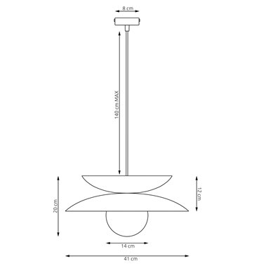 Lampa wisząca NAGOYA 1 BL BURGUNDY loft, burgund, metal