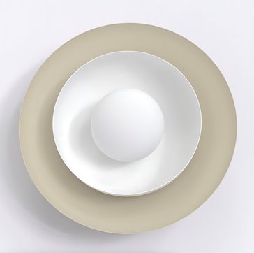 Kinkiet POPPI K1 MO WHITE nowoczesny, biały, metal