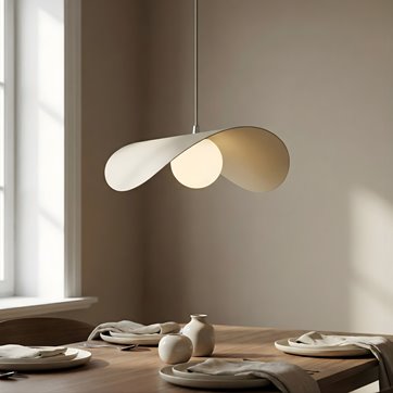 Lampa wisząca RITUAL 1L MOKKA nowoczesna, beżowa, metal