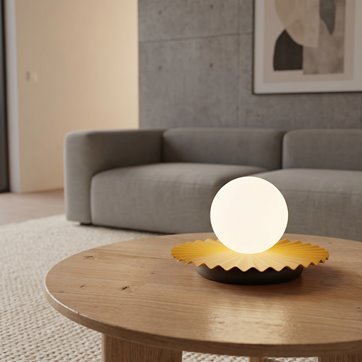 Lampka nocna UMBRA LN1 ORANGE metal, nowoczesna pomarańczowa