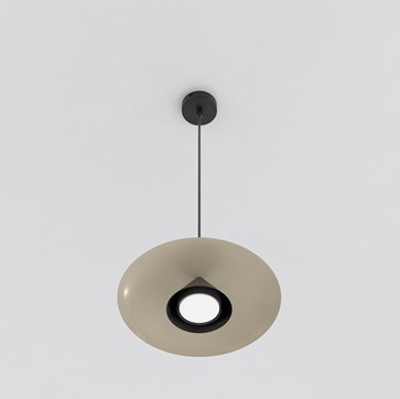 Lampa wisząca BABEL 1 MOKKA BL nowoczesna, beżowa, metal