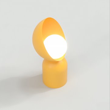 Lampka nocna BOTO LN1 ORANGE metal, pomarańczowa, nowoczesna