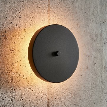 Kinkiet NEMO K2 BL BLACK loft, czarny, metal