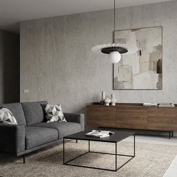 Lampa wisząca UMBRA 1 WH BLACK nowoczesna czarna biała metal