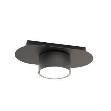 Lampa sufitowa STILO 1 BL BLACK plafon, czarna, metal, loft