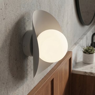 Kinkiet FIERO M K1 GRAY nowoczesny, szary, metal