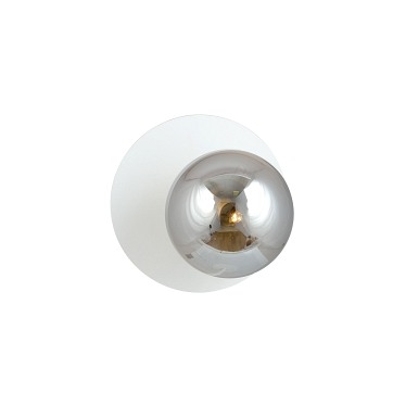 Kinkiet OSLO K1 WHITE/GRAFIT klosz kula biały/grafit