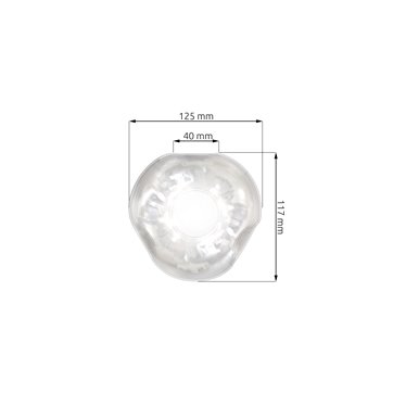 Klosz szklany EGG transparentny