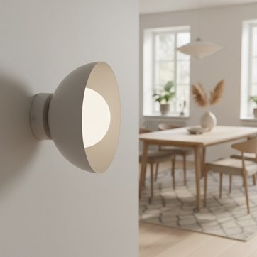 Kinkiet BIBI K1 GRAY nowoczesny, szary, metal