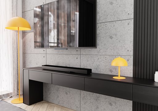 Lampa podłogowa MOGU LP1 OR ORANGE loft, pomarańczowa, metal
