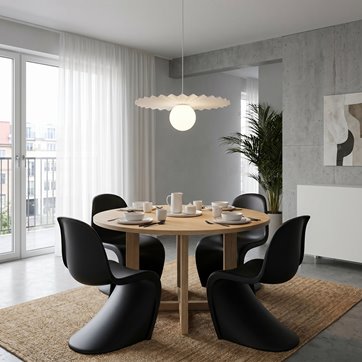 Lampa wisząca UMBRA 1 WHITE nowoczesna, biała, metal, fala